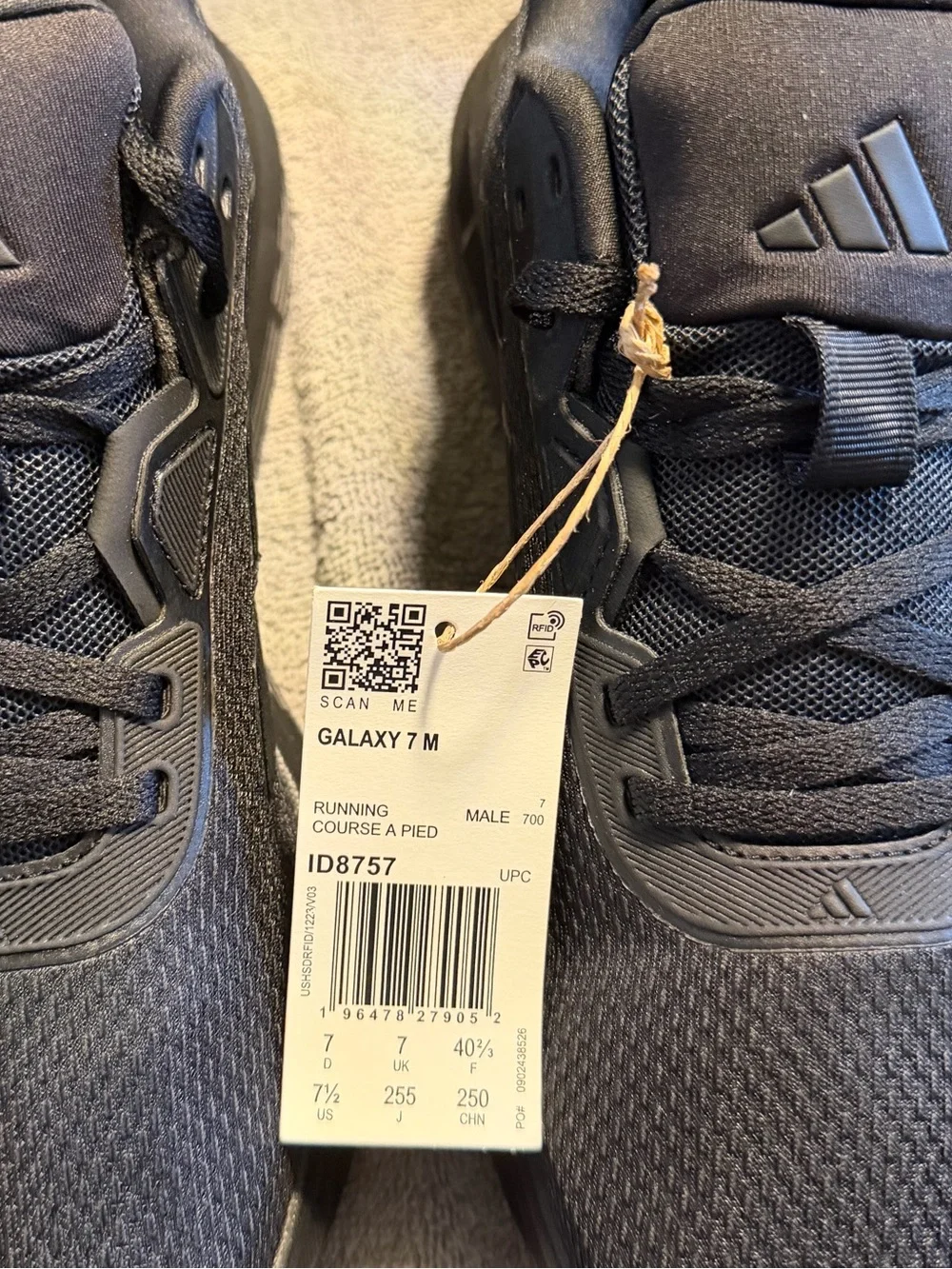 Breathable Mesh Size 7.5 NWT Adidas Galaxy 7 M Running Shoes